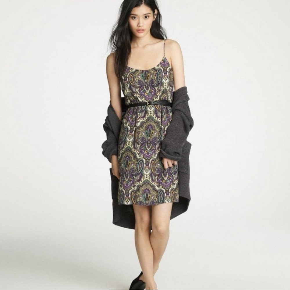 J.Crew Silk‎ Paisley Printed Dress